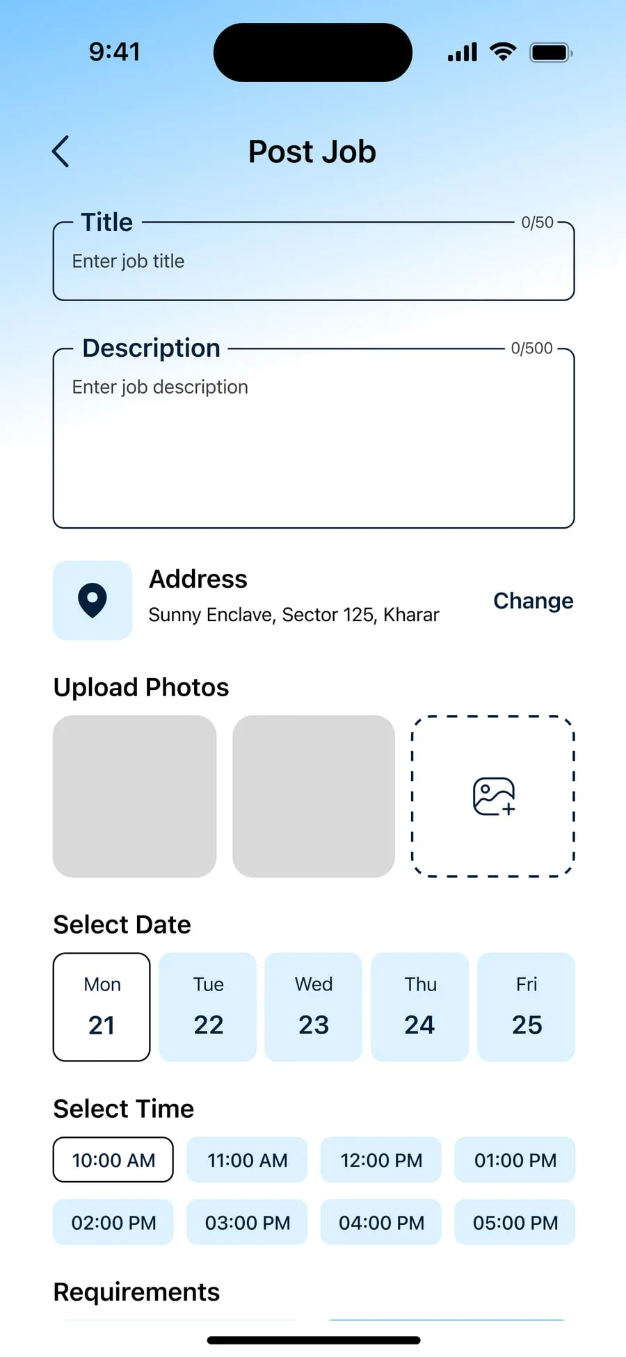 WorkMaster X — Job posting